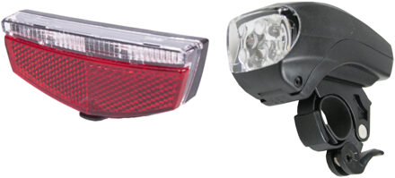 Benson Fiets achterlicht / voorlicht - fietsverlichting - 2x - LED universeel - Fietsverlichting Multikleur