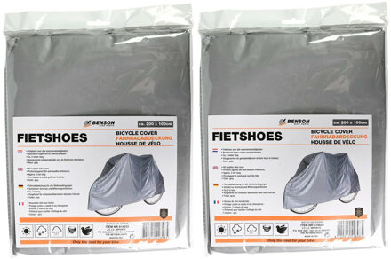 Benson Fiets/scooter/brommer - 2x - beschermhoes - 200 x 100 cm