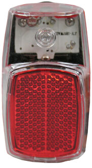 Benson Fietsachterlicht - rood - LED - achterlicht - 2x AAA - 8 x 4 cm - op batterij - fietsverlicht