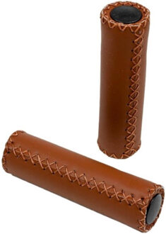 Benson Fietshandvatten - kunstleer/schuimrubber - cognac bruin - 125 x 22,2 mm - universeel - Fietshandvatten