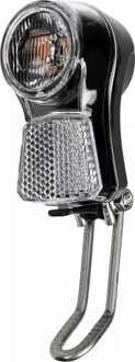 Benson Fietskoplamp LED - zwart - 16 x 9 x 5 cm - 3 lichtstanden