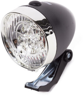 Benson Fietslamp - koplamp - 3x LED - excl 3x AAA batterij Zwart