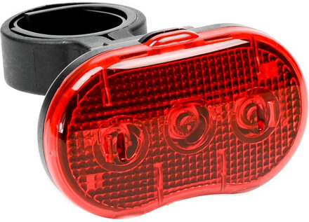 Benson Fietslamp - LED - rood - waterbestendig - incl. batterijen
