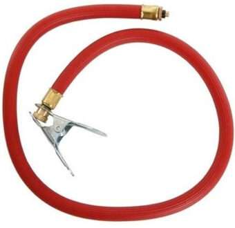 Benson Fietspompslang - 62 cm - rood - pompslang ventielpomp