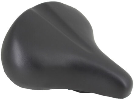 Benson Fietszadel - 26 x 25 cm - gelzadel met veer en reflector - zwart - gel vulling