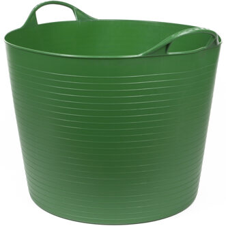 Benson Flexibele kuip emmer/wasmand rond groen 45 liter - Wasmanden