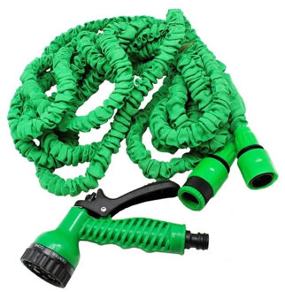 Benson Flexibele tuinslang- met sproeikop- uitrekbaar- tot 10 meter