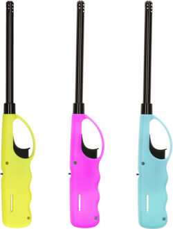 Benson Gasaansteker - 5x - BBQ aanstekers - 27 cm - kinderslot - keuken/ kaarsen