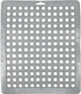 Benson Gootsteenmat - vierkant - grijs - 25 x 29 cm - spoelbakmat - bescherming