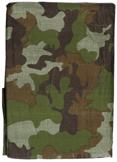 Benson Groene camouflage afdekzeil / dekkleed 470 x 364 cm - Afdekzeilen