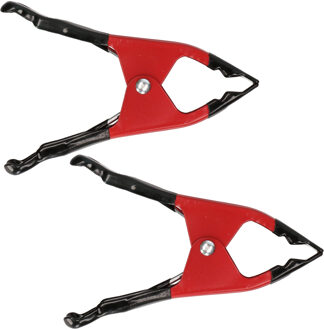 Benson Hobby zeil klemmen - rood 15 cm - 8x - metaal