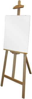 Benson houten schildersezel 140 cm met canvas doek 30 x 42 cm