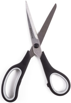 Benson huishoudschaar - RVS - keukenschaar - zwart/grijs - 20 cm