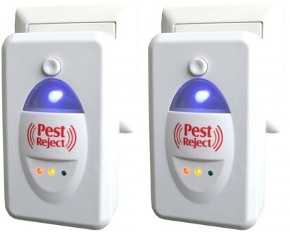 Benson Insectenverjager ultrasoon - 2x - elektromagentisch - muizenverjager