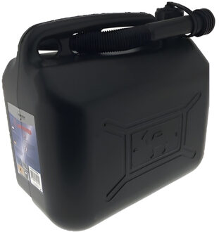 Benson Jerrycan - kunststof - 10 liter - zwart - inclusief schenktuit