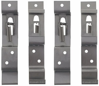 Benson Kentekenplaat klemmen - 4x stuks - RVS - nummerplaat bevestigen - aanhanger