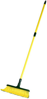 Benson Klauwbezem Telescopisch - 80 - 140 cm - kunstgras bezem - breedte 28 cm