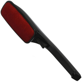 Benson Kledingborstel - zwart/rood - inklapbaar - 33 cm - ontpluizer - pluizenverwijderaar