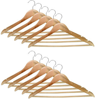 Benson Kledinghangers - 15x - hout - 45 x 24 cm