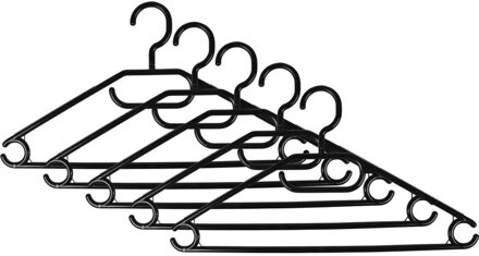 Benson Kledinghangers - 15x stuks - kunststof - 40 cm - 360? draaibare haak