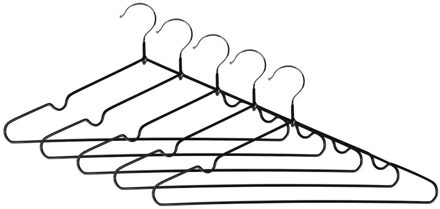 Benson Kledinghangers - 15x stuks - metaal - anti slip - 40 cm - vaste haak