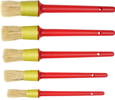 Benson Kwastenset - synthetisch - 5-delig - rond - verfkwasten