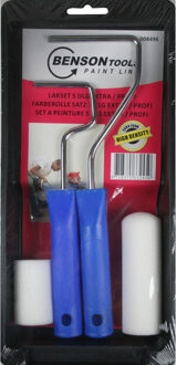 Benson Lakroller/schuimroller schilderset 5 en 10 cm met verfbak en beugel