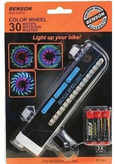 Benson LED fietsverlichting Set - Multifunctioneel - Exclusief Batterijen Multikleur