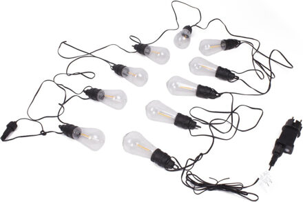 Benson Lichtsnoer - LED - 10 lampen - 7 meter - warm wit - timerfunctie