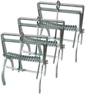 Benson Mollenklem - 3x - metaal - 13 x 10 x 7 cm - mollenval / mollenvanger