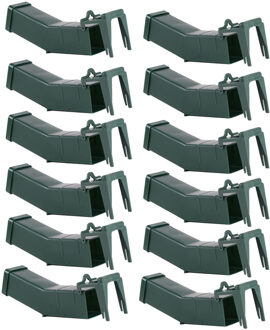 Benson Muizenval diervriendelijk - 12x - kunststof - 16,5 cm - levend vangen