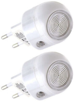 Benson Nachtlampje - 4x stuks - met sensor - 360 graden draaibaar - LED - 1 Watt