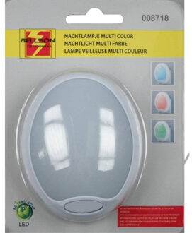 Benson Nachtlampje LED - rood / blauw / groen - waaklampjes