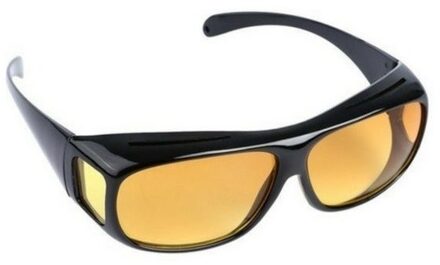 Benson Nachtzicht bril zwart - volwassenen - nachtblind bril / nachtbril