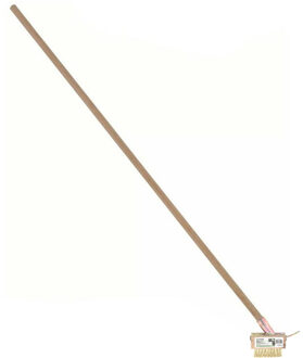 Benson Onkruid borstel / voegen krabber - messing - 3 rijen - met steel en schraper - 130 cm