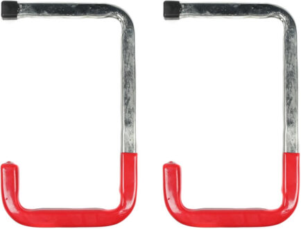 Benson ophanghaak - 2x stuks - gereedschapshaak - metaal - schuur / werkplaats