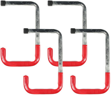 Benson ophanghaak - 4x stuks - gereedschapshaak - metaal - schuur / werkplaats
