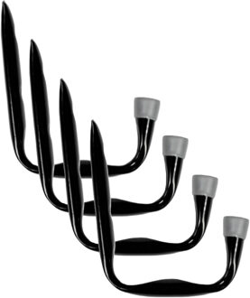 Benson ophanghaak Jumbo - 4x - 24 x 17 cm - staal - corrosiebestendige afwerking - werkplaats