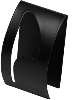 Benson Ophanghaakje - zelfklevend - zwart - ijzer - handdoek houder