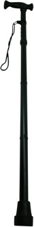 Benson Opklapbare wandelstok - verstelbaar 85-95 cm - lichtgewicht - max. 115 kg