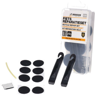 Benson Pakket van 2x stuks benson fiets reparatie / gereedschap set 24-delig