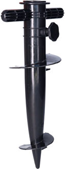 Benson Parasolhouder - Zwart - Parasolboor - 30 cm - Parasolharing - D 2,5 cm