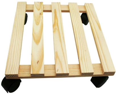 Benson Plantentrolley - multiroller - hout - 30 cm - tot 50 kg