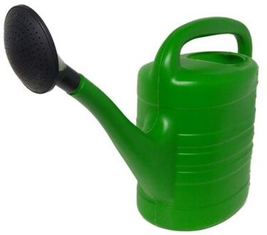 Benson Plastic gieter met sproeikop 5 liter groen - Gieters