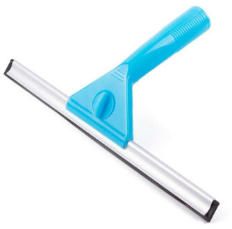 Benson Raamtrekker/wisser - kunststof handvat - verstelbaar blad - blauw - 30 cm