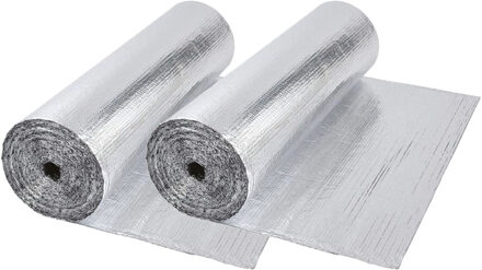 Benson Radiatorfolie - 2x - 250 x 45 cm - aluminium - energiebesparende isolatiefolie