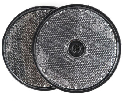 Benson Reflector - 4x - wit - schroefbevestiging - 60 mm - rond