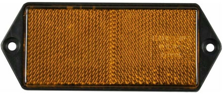 Benson Reflector - oranje - rechthoek - schroefbevestiging - 100 x 45 mm