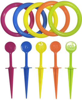 Benson Ringwerpspel - 10 dlg - kunststof - buitenspeelgoed