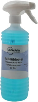Benson Ruiten/ autoruit ontdooier - flacon 500 ml - Autoruit antivries spray - ijsvrij maken